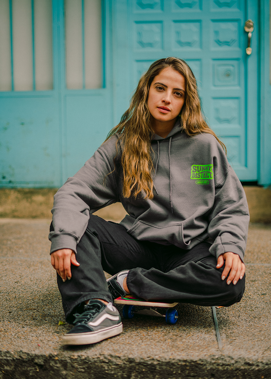 Hoodie gris carbón Aire de palma