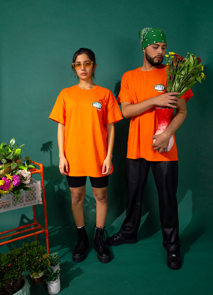 Camiseta naranja Find me in the sun