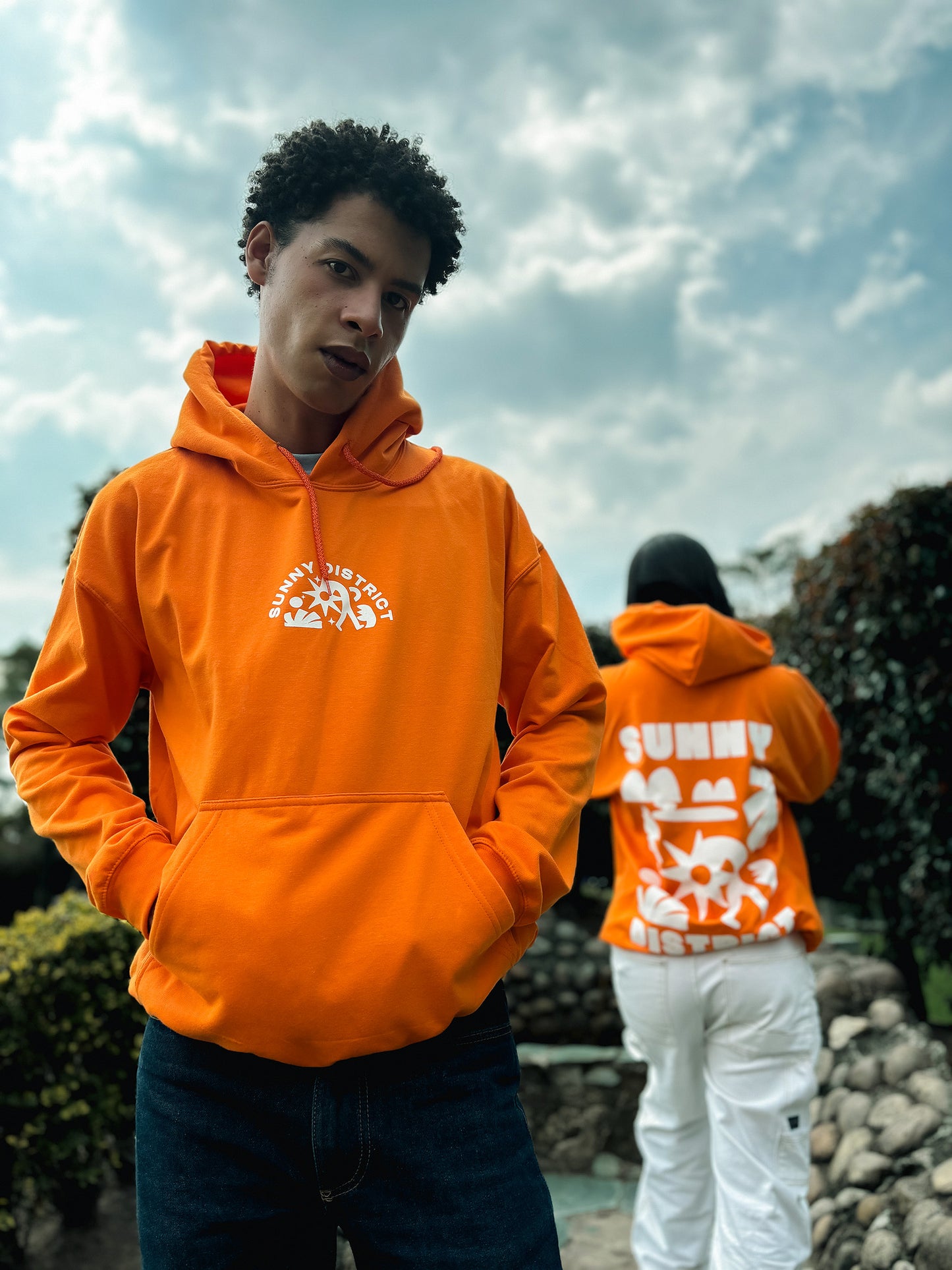 Hoodie Naranja Hometown