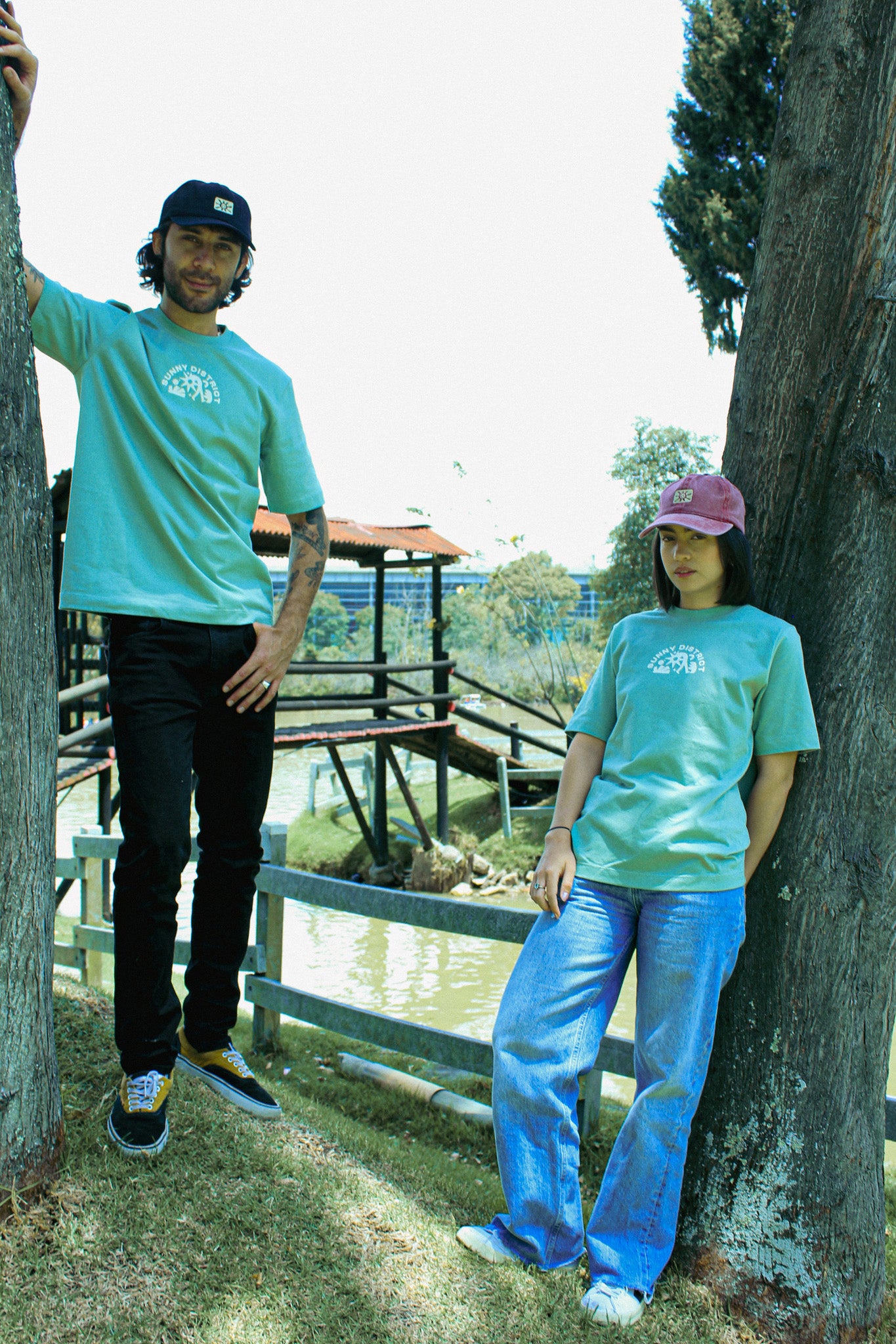 Camiseta verde Hometown