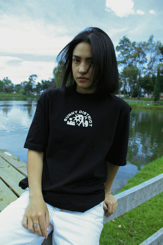 Camiseta negra Hometown