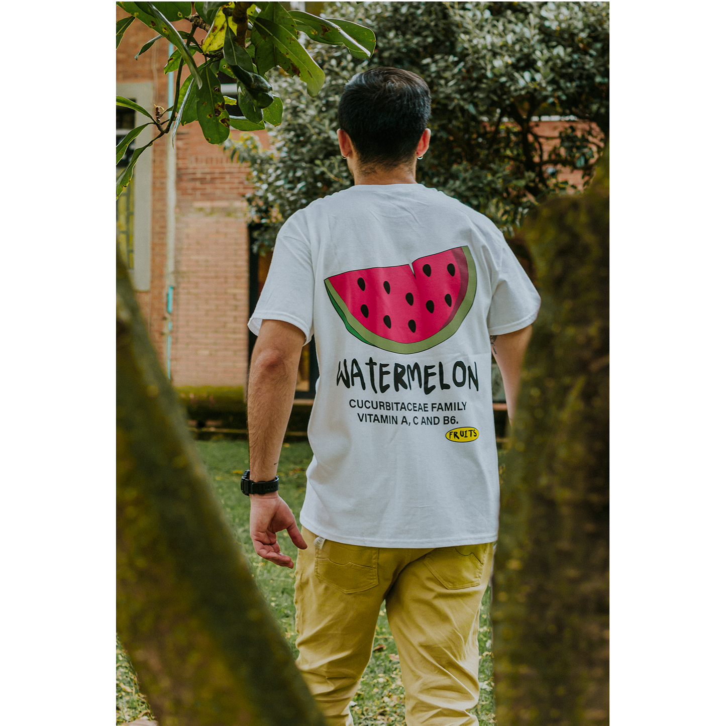 Camiseta blanca Watermelon